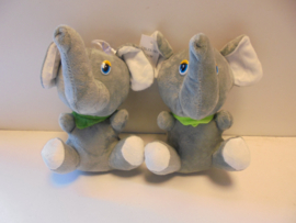 pluche olifant grijs 20 cm prijs per stuk