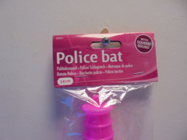 speelgoed politie knuppel roze met piep geluid 34 cm prijs per stuk