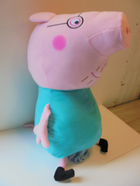 pluche peppa pig xl 80 cm  daddy prijs per stuk