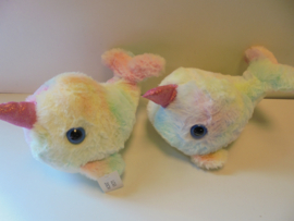 pluche unicorn 23 x 18 cm prijs per stuk
