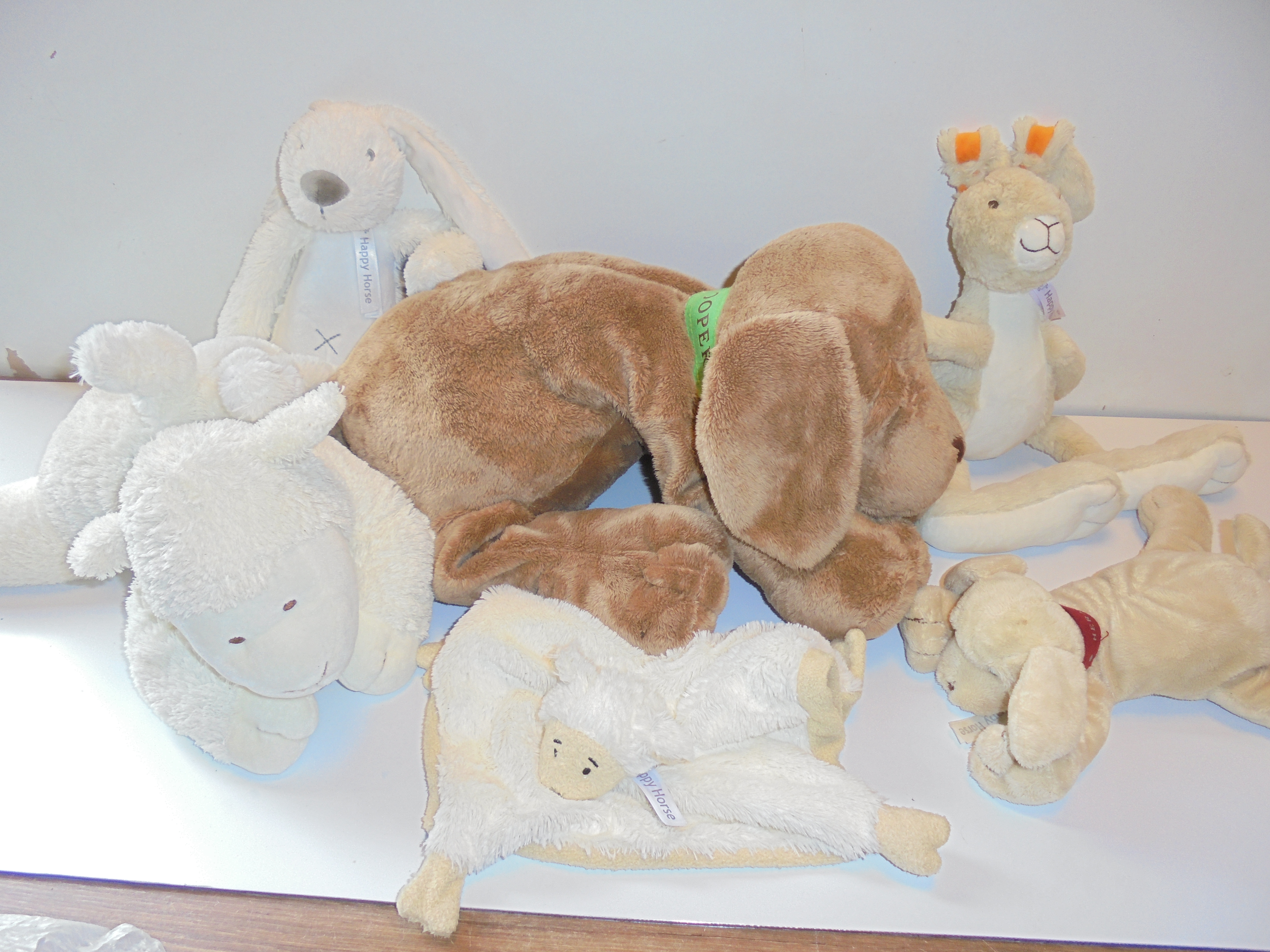 pluche set F2 Happy Horse 6 stuks 20-40 cm prijs per set a 6 stuks