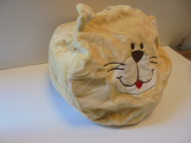 pluche kat pyjama opberg tas 30x30 cm prijs per stuk