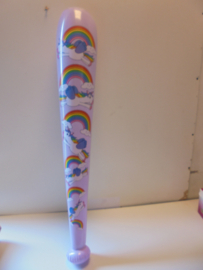 opblaas knuppel eenhoorn 80 cm 2 kleur prijs per stuk