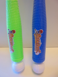 honkbal knuppel  48 cm 2 assorti prijs per stuk