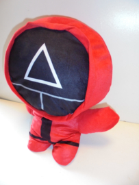 pluche Squid pop rood 40 cm prijs per stuk