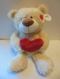 pluche Beer love met hart 55 cm prijs per stuk