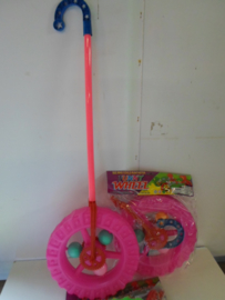 Funny Wheel met ratel geluid wiel afm 24 cm prijs per stuk