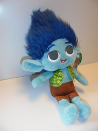wl pluche trol blauw 37 cm prijs per stuk