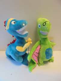 pluche sunkid Dino mix 2 assorti 29 cm prijs per stuk