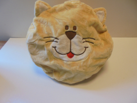 pluche kat pyjama opberg tas 30x30 cm prijs per stuk