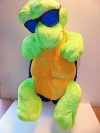 pluche Kie  mega schildpad 95 cm prijs per stuk