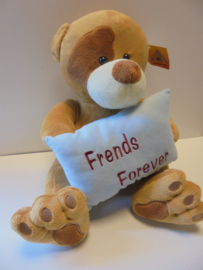pluche beer frends forever blauw 40 cm prijs per stuk
