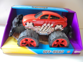 Toi Toys off road monster truck 3 kleur met frction afm 33x23x16 cm prijs per stuk