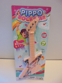 Pippo Rockstar Gitaar 37 x 16 cm prijs per stuk