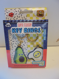 super squishy Key Rings 15 x 11 cm prijs per stuk
