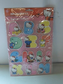 Hello Kitty Alphabet Stickers groot prijs per set