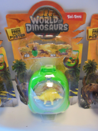 World of Dinosaurs 3 kleur 22x14 cm prijs per stuk