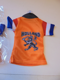Oranje Holland support shirt 20 cm met zuignap prijs per stuk