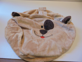 pluche hond pyjama opberg tas 30x30 cm prijs per stuk