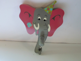 kinder kapstok olifant 13 x 20 cm prijs per stuk