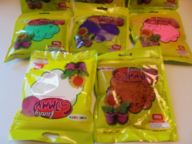 Kneed Gummy mix kleur 17x15 cm 60 gr prijs per stuk