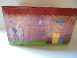 Toi Toys Horses paarden set met stal afm 30x20x18 cm prijs per stuk