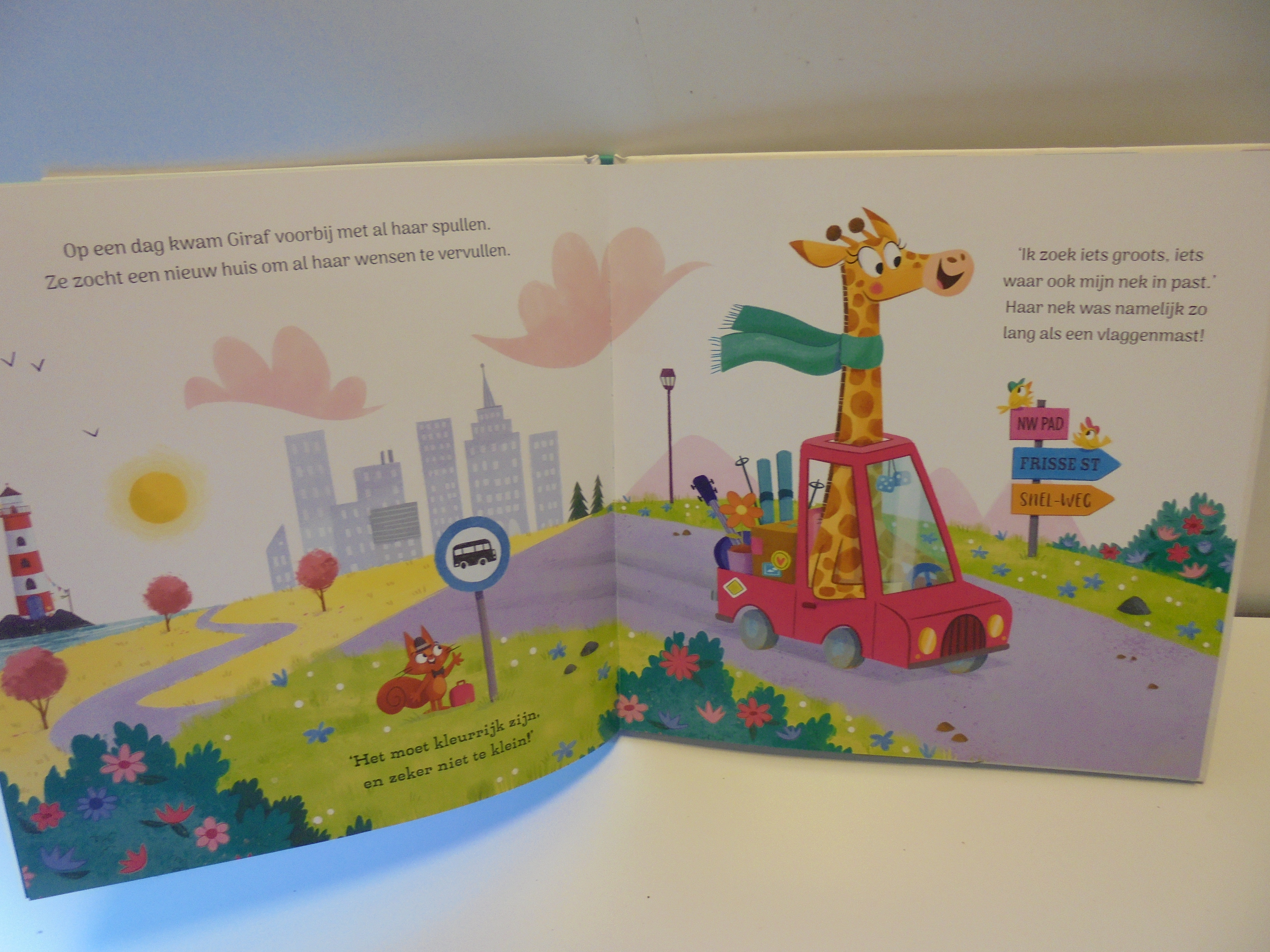 Voorlees Boek Giraf afm 26x26 cm prijs per stuk