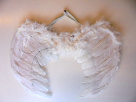 Engel vleugels  wit afm 45 x 30 cm  prijs per stuk