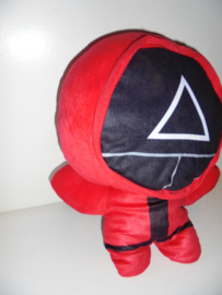 pluche Squid pop rood 40 cm prijs per stuk