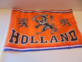 oranje holland auto vlag 45x45 cm prijs per stuk