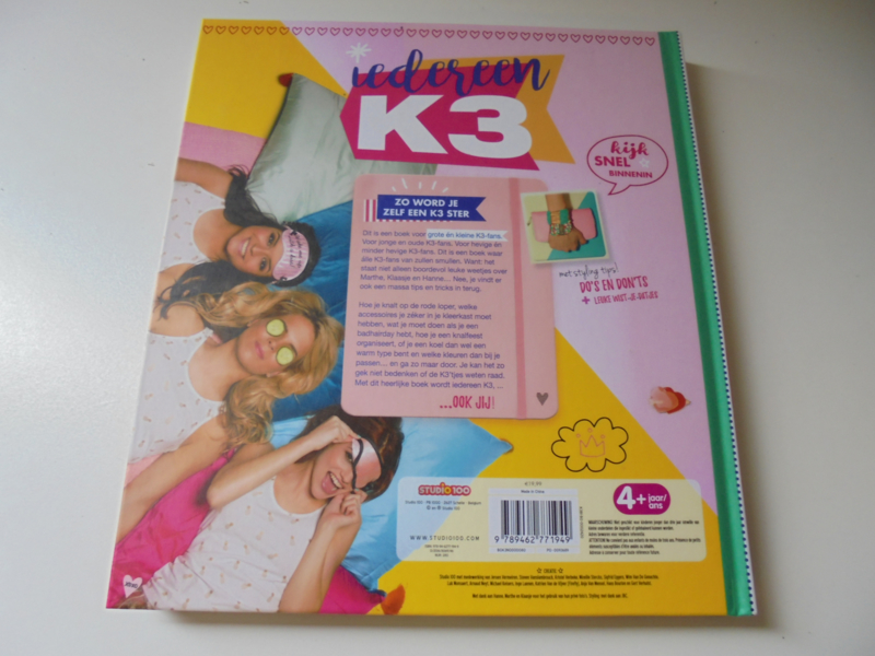 K3 boek zo word je zelf k3 ster afm x 27 cm prijs per stuk | Meisjes speelgoed www.partijenshopper.nl