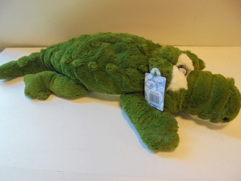 pluche kie krokodil donker groen 68 cm prijs per stuk