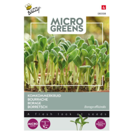 Microgreens Borage/Komkommerkruid