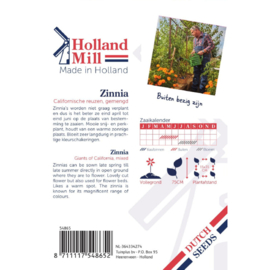 Holland Mill Zinnia Californische Reuzen