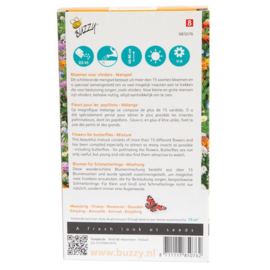 Friendly Flowers Vlinders Laag 15m²