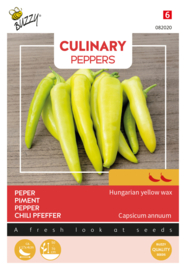 Buzzy Culinary Peppers Hungarian Yellow Wax
