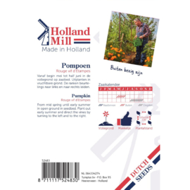 Holland Mill Pompoenen Rode van Etampes