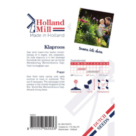 Holland Mill Papaver Rhoeas Rood