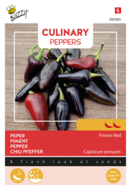 Buzzy Culinary Peppers Fresno Red