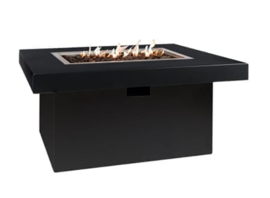 Easyfires vuurtafel Milano rechthoek zwart