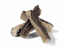 Keramische houtblokken inbouwbrander Happy Cocoon