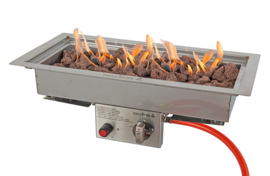 Easyfires inbouwbrander 50x25 cm RVS