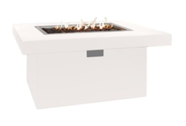 Easyfires vuurtafel Milano rechthoek wit