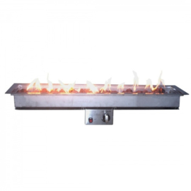 Easyfires inbouwbrander rechthoek RVS 96x26 cm