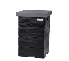 Happy Cocoon Enclosure Teak Black met Antraciet deksel