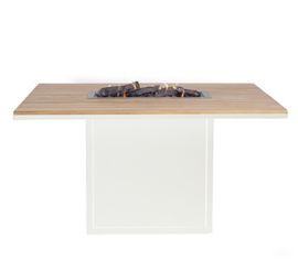 Cosiloft 120 Relax Dining Table White/Teak