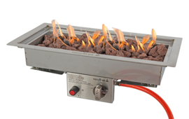 Easyfires inbouwbrander 50x25 cm RVS