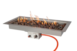 Easyfires Inbouwbrander rechthoek lang 78x38 cm