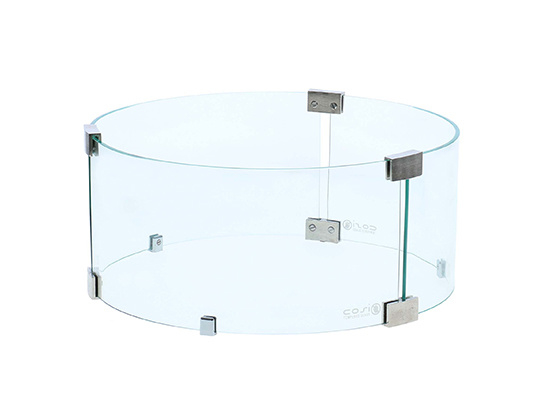 Fonkeling strelen criticus Cosi Glazen Ombouw ronde glasset (46 cm) | Accessoires Cosi Fires |  loungeplace
