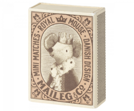 SLEEPY/WAKEY BABY MOUSE IN MATCHBOX ROSE